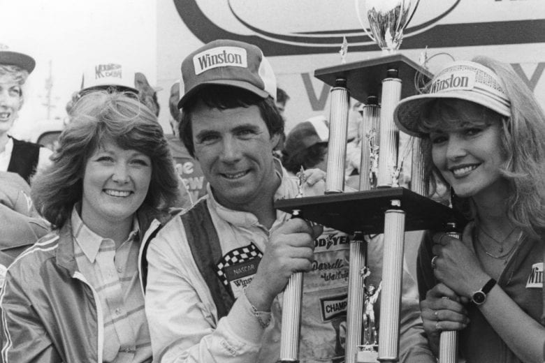 BRISTOL, TN Ð 1980s:  From 1981 through 1984, Darrell Waltrip won four consecutive Valleydale 500 NASCAR Cup races at Bristol International Speedway, and seven races in a row overall at the track. (Photo by ISC Images & Archives via Getty Images)