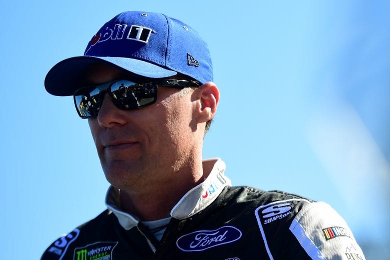 Kevin Harvick looks on at Martinsville.