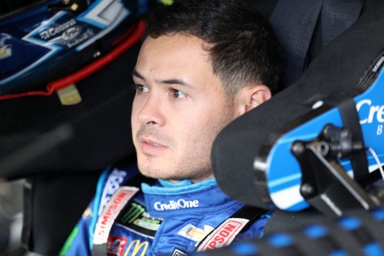 FORT WORTH, TX - MARCH 30:  Kyle Larson, driver of the #42 Credit One Bank Chevrolet, prepares to drive during practice for the Monster Energy NASCAR Cup Series O'Reilly Auto Parts 500 at Texas Motor Speedway on March 30, 2019 in Fort Worth, Texas.  (Photo by Chris Graythen/Getty Images) | Getty Images