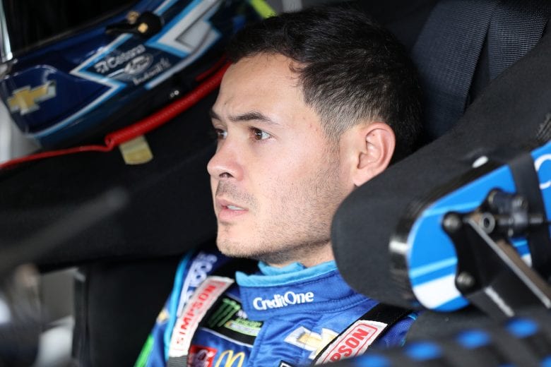 FORT WORTH, TX - MARCH 30: Kyle Larson, driver of the #42 Credit One Bank Chevrolet, prepares to drive during practice for the Monster Energy NASCAR Cup Series O'Reilly Auto Parts 500 at Texas Motor Speedway on March 30, 2019 in Fort Worth, Texas. (Photo by Chris Graythen/Getty Images) | Getty Images
