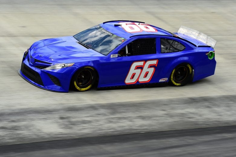 BRISTOL, TN - APRIL 05: Joey Gase, driver of the #66 Toyota, practices for the Monster Energy NASCAR Cup Series Food City 500 at Bristol Motor Speedway on April 5, 2019 in Bristol, Tennessee. (Photo by Jared C. Tilton/Getty Images) | Getty Images