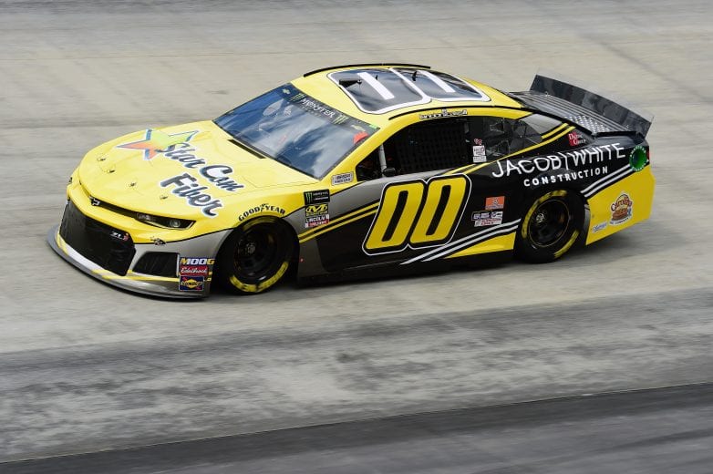 BRISTOL, TN - APRIL 05: Landon Cassill, driver of the #00 StarCom Fiber Chevrolet, practices for the Monster Energy NASCAR Cup Series Food City 500 at Bristol Motor Speedway on April 5, 2019 in Bristol, Tennessee. (Photo by Jared C. Tilton/Getty Images) | Getty Images