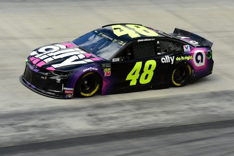 BRISTOL, TN - APRIL 05: Jimmie Johnson, driver of the #48 Ally Chevrolet, practices for the Monster Energy NASCAR Cup Series Food City 500 at Bristol Motor Speedway on April 5, 2019 in Bristol, Tennessee. (Photo by Jared C. Tilton/Getty Images) | Getty Images