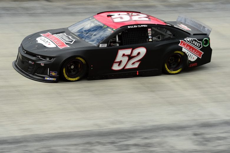 BRISTOL, TN - APRIL 05: Bayley Currey, driver of the #52 Belmont Classic Cars Chevrolet, practices for the Monster Energy NASCAR Cup Series Food City 500 at Bristol Motor Speedway on April 5, 2019 in Bristol, Tennessee. (Photo by Jared C. Tilton/Getty Images) | Getty Images