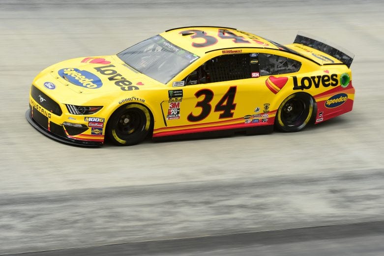BRISTOL, TN - APRIL 05: Michael McDowell, driver of the #34 Love's Travel Stops Ford, practices for the Monster Energy NASCAR Cup Series Food City 500 at Bristol Motor Speedway on April 5, 2019 in Bristol, Tennessee. (Photo by Jared C. Tilton/Getty Images) | Getty Images
