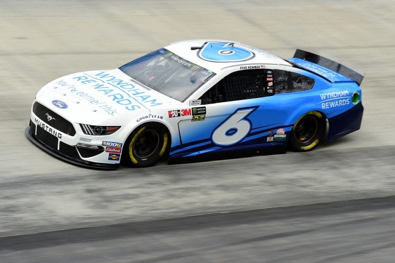BRISTOL, TN - APRIL 05: Ryan Newman, driver of the #6 Wyndham Rewards Ford, practices for the Monster Energy NASCAR Cup Series Food City 500 at Bristol Motor Speedway on April 5, 2019 in Bristol, Tennessee. (Photo by Jared C. Tilton/Getty Images) | Getty Images