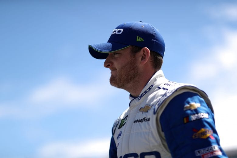 BRISTOL, TN - APRIL 05:  Ty Dillon, driver of the #13 GEICO Chevrolet, stands in the garage area during practice for the Monster Energy NASCAR Cup Series Food City 500 at Bristol Motor Speedway on April 5, 2019 in Bristol, Tennessee.  (Photo by Chris Graythen/Getty Images) | Getty Images