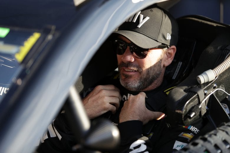 BRISTOL, TN - APRIL 06:  Jimmie Johnson, driver of the #48 Ally Chevrolet, prepares to drive during practice for the Monster Energy NASCAR Cup Series Food City 500 at Bristol Motor Speedway on April 6, 2019 in Bristol, Tennessee.  (Photo by Donald Page/Getty Images) | Getty Images