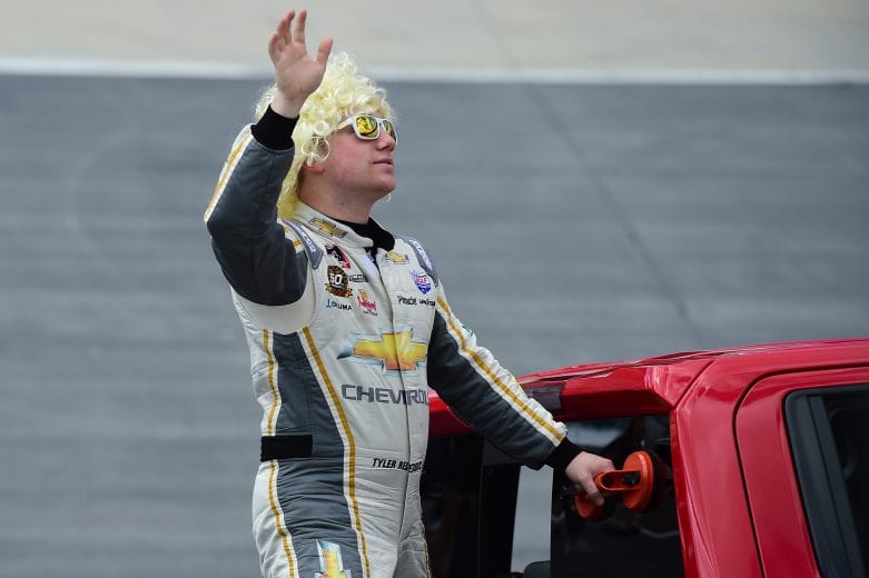 BRISTOL, TN - APRIL 06: Tyler Reddick, driver of the #2 Dolly Parton Chevrolet, is introduced during the NASCAR Xfinity Series Alsco 300 at Bristol Motor Speedway on April 6, 2019 in Bristol, Tennessee. (Photo by Jared C. Tilton/Getty Images) | Getty Images