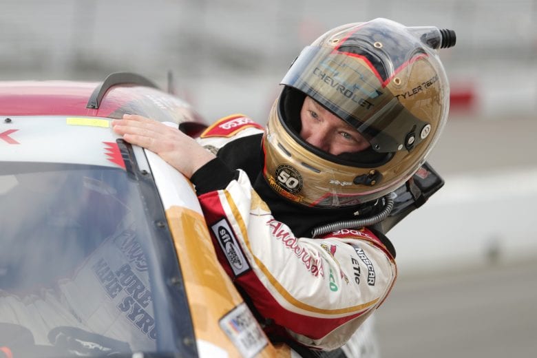 RICHMOND, VA - APRIL 12: Tyler Reddick, driver of the #2 Anderson's Maple Syrup Chevrolet, gets into his car during practice for the NASCAR Xfinity Series ToyotaCare 250 at Richmond Raceway on April 12, 2019 in Richmond, Virginia. (Photo by Donald Page/Getty Images) | Getty Images