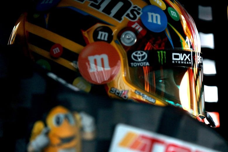 RICHMOND, VA - APRIL 12: Kyle Busch, driver of the #18 M&M's Toyota, sits in his car during practice for the Monster Energy NASCAR Cup Series Toyota Owners 400 at Richmond Raceway on April 12, 2019 in Richmond, Virginia. (Photo by Sean Gardner/Getty Images) | Getty Images