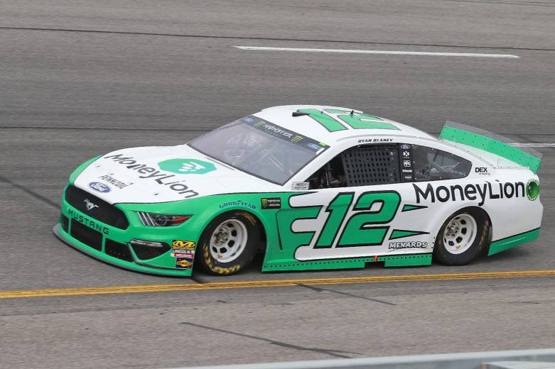 RICHMOND, VA - APRIL 12:  Ryan Blaney, driver of the #12 MoneyLion Ford, drives during practice for the Monster Energy NASCAR Cup Series Toyota Owners 400 at Richmond Raceway on April 12, 2019 in Richmond, Virginia.  (Photo by Matt Sullivan/Getty Images) | Getty Images