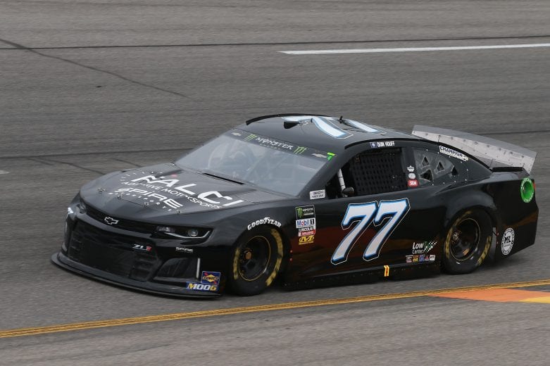 RICHMOND, VA - APRIL 12:  Quin Houff, driver of the #77 FALCI Adaptive Motorsports Chevrolet, drives during practice for the Monster Energy NASCAR Cup Series Toyota Owners 400 at Richmond Raceway on April 12, 2019 in Richmond, Virginia.  (Photo by Matt Sullivan/Getty Images) | Getty Images