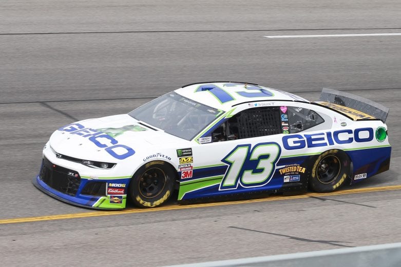 RICHMOND, VA - APRIL 12:  Ty Dillon, driver of the #13 GEICO Chevrolet, drives during practice for the Monster Energy NASCAR Cup Series Toyota Owners 400 at Richmond Raceway on April 12, 2019 in Richmond, Virginia.  (Photo by Matt Sullivan/Getty Images) | Getty Images