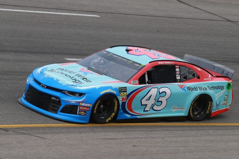 RICHMOND, VA - APRIL 12:  Bubba Wallace, driver of the #43 World Wide Technology Chevrolet, drives during practice for the Monster Energy NASCAR Cup Series Toyota Owners 400 at Richmond Raceway on April 12, 2019 in Richmond, Virginia.  (Photo by Matt Sullivan/Getty Images) | Getty Images