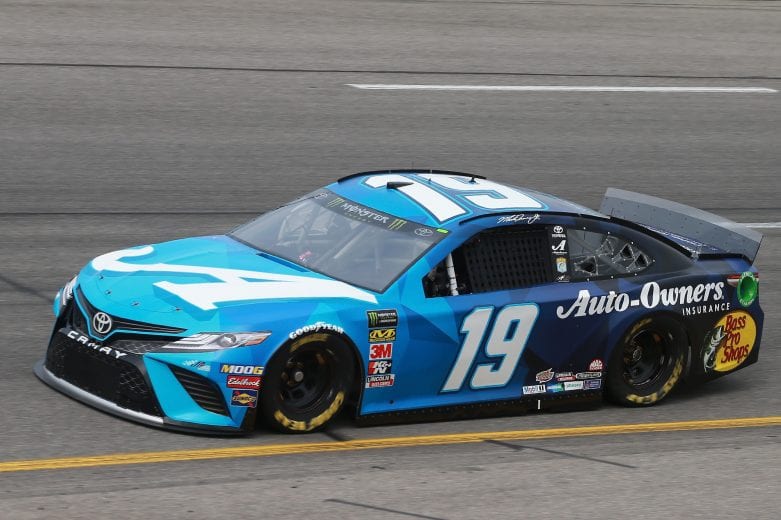 RICHMOND, VA - APRIL 12: Martin Truex Jr, driver of the #19 Auto Owners Insurance Toyota, drives during practice for the Monster Energy NASCAR Cup Series Toyota Owners 400 at Richmond Raceway on April 12, 2019 in Richmond, Virginia. (Photo by Matt Sullivan/Getty Images) | Getty Images