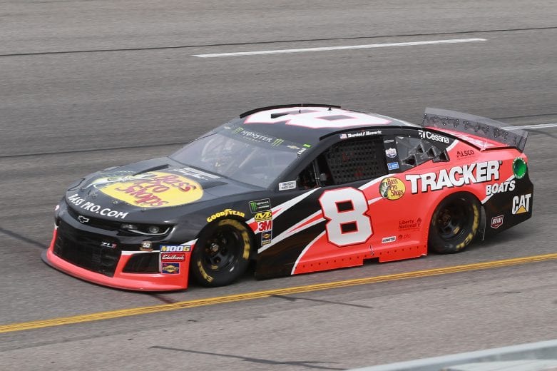 RICHMOND, VA - APRIL 12:  Daniel Hemric, driver of the #8 Bass Pro Shops/Tracker Boats Chevrolet, drives during practice for the Monster Energy NASCAR Cup Series Toyota Owners 400 at Richmond Raceway on April 12, 2019 in Richmond, Virginia.  (Photo by Matt Sullivan/Getty Images) | Getty Images