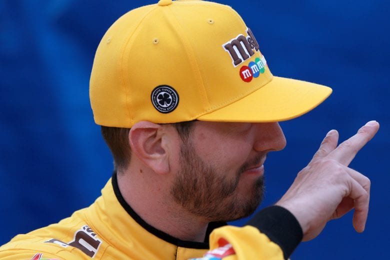 RICHMOND, VA - APRIL 12:  Kyle Busch, driver of the #18 M&M's Toyota, stands next to his car during qualifying for the Monster Energy NASCAR Cup Series Toyota Owners 400 at Richmond Raceway on April 12, 2019 in Richmond, Virginia.  (Photo by Sean Gardner/Getty Images) | Getty Images