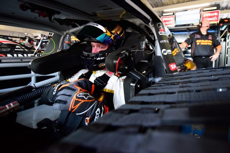 TALLADEGA, AL - APRIL 26: Michael Annett, driver of the #1 TMC Transportation Chevrolet, sits in his car during practice for the NASCAR Xfinity Series MoneyLion 300 at Talladega Superspeedway on April 26, 2019 in Talladega, Alabama. (Photo by Jared C. Tilton/Getty Images) | Getty Images