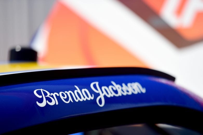 TALLADEGA, AL - APRIL 26: Drivers pay tribute to Brenda Jackson, mother of Dale Earnhardt Jr. and Kelley Earnhardt Miller, on their cars during practice for the NASCAR Xfinity Series MoneyLion 300 at Talladega Superspeedway on April 26, 2019 in Talladega, Alabama. Jackson passed away at the age of 65 following her battle with cancer. (Photo by Jared C. Tilton/Getty Images) | Getty Images
