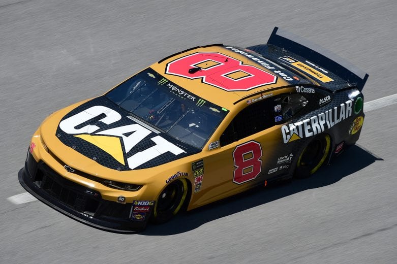 TALLADEGA, AL - APRIL 26: Daniel Hemric, driver of the #8 Caterpillar Chevrolet, practices for the Monster Energy NASCAR Cup Series GEICO 500 at Talladega Superspeedway on April 26, 2019 in Talladega, Alabama. (Photo by Jared C. Tilton/Getty Images) | Getty Images