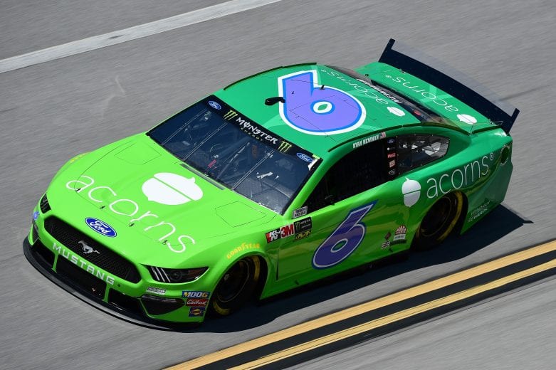 TALLADEGA, AL - APRIL 26: Ryan Newman, driver of the #6 Acorns Ford, practices for the Monster Energy NASCAR Cup Series GEICO 500 at Talladega Superspeedway on April 26, 2019 in Talladega, Alabama. (Photo by Jared C. Tilton/Getty Images) | Getty Images