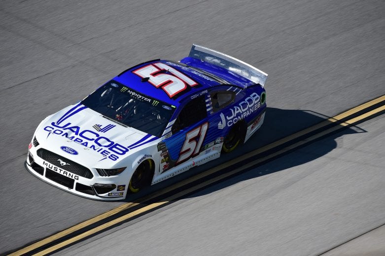 TALLADEGA, AL - APRIL 26: Cody Ware, driver of the #51 JACOB Companies Chevrolet, practices for the Monster Energy NASCAR Cup Series GEICO 500 at Talladega Superspeedway on April 26, 2019 in Talladega, Alabama. (Photo by Jared C. Tilton/Getty Images) | Getty Images