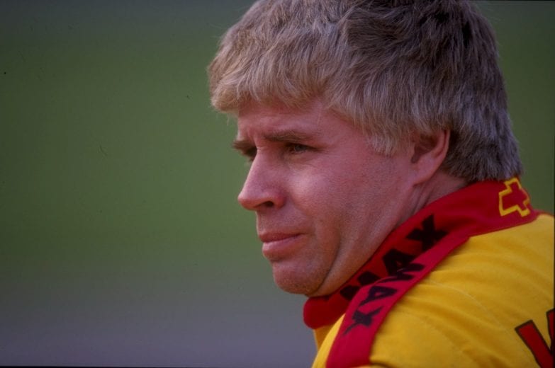 20 May 1998:  A portrait of driver Bobby Hamilton #4 during qualifying for the Nascar Coca-Cola 600 in Concord, North Carolina. Mandatory Credit: Craig Jones  /Allsport