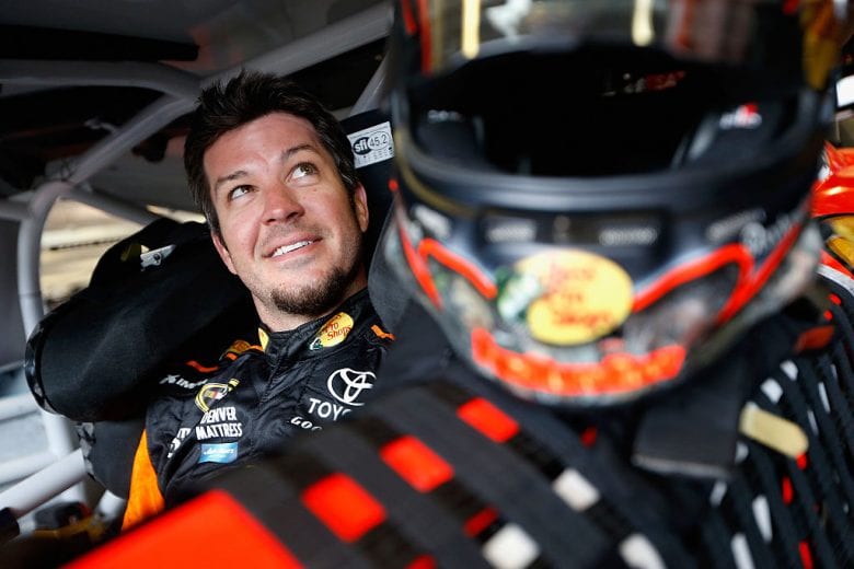 FORT WORTH, TEXAS - APRIL 08: Martin Truex Jr., driver of the #78 Bass Pro Shops/TRACKER Boats Toyota, sits in his car during practice for the NASCAR Sprint Cup Series Duck Commander 500 at Texas Motor Speedway on April 8, 2016 in Fort Worth, Texas. (Photo by Ron Jenkins/Getty Images) | Getty Images