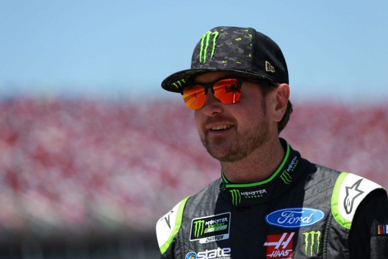 TALLADEGA, AL - APRIL 28: Kurt Busch, driver of the #41 Monster Energy/Haas Automation Ford, stands on the grid during qualifying for the Monster Energy NASCAR Cup Series GEICO 500 at Talladega Superspeedway on April 28, 2018 in Talladega, Alabama. (Photo by Sean Gardner/Getty Images) | Getty Images