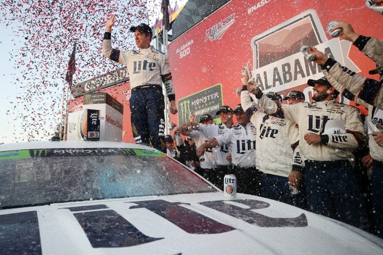 Brad Keselowski wins at Talladega.