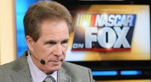 Darrell Waltrip in the FOX studio