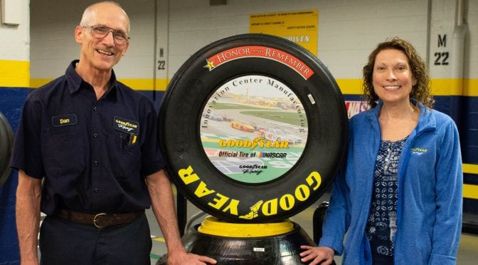 Goodyear unveils Charlotte sidewall honoring fallen heroes