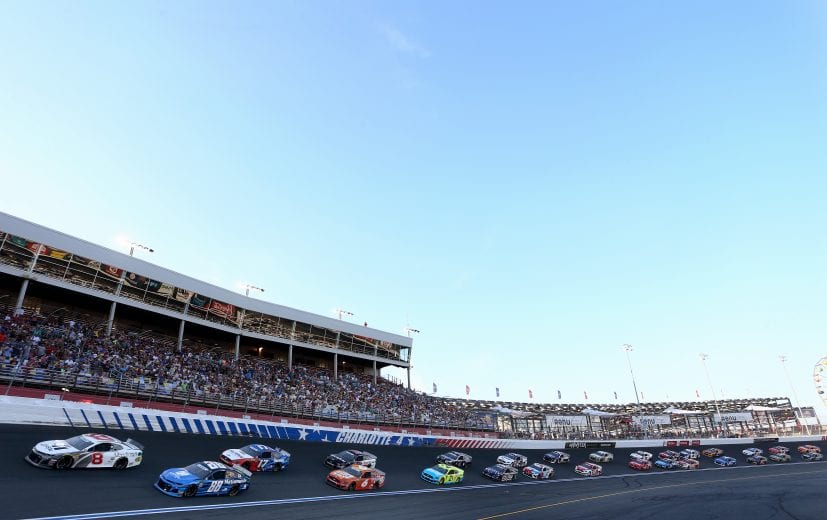 CHARLOTTE, NORTH CAROLINA - MAY 26: Daniel Hemric, driver of the #8 Cessna Chevrolet, leads Alex Bowman, driver of the #88 Nationwide Patriotic Chevrolet, during the Monster Energy NASCAR Cup Series Coca-Cola 600 at Charlotte Motor Speedway on May 26, 2019 in Charlotte, North Carolina. (Photo by Brian Lawdermilk/Getty Images) | Getty Images