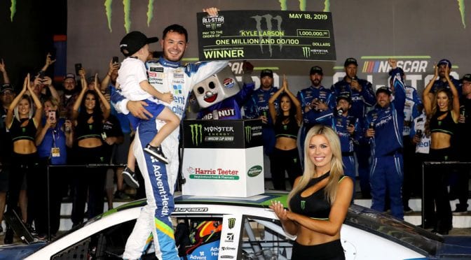 Larson collects first career All-Star Race win, $1 million