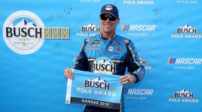 Featured Image for Harvick nabs Kansas pole as SHR takes front row