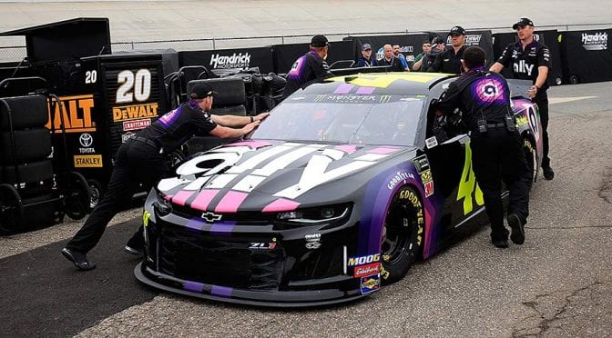 Featured image for Jimmie Johnson tops final Monster Energy Series practice at Dover