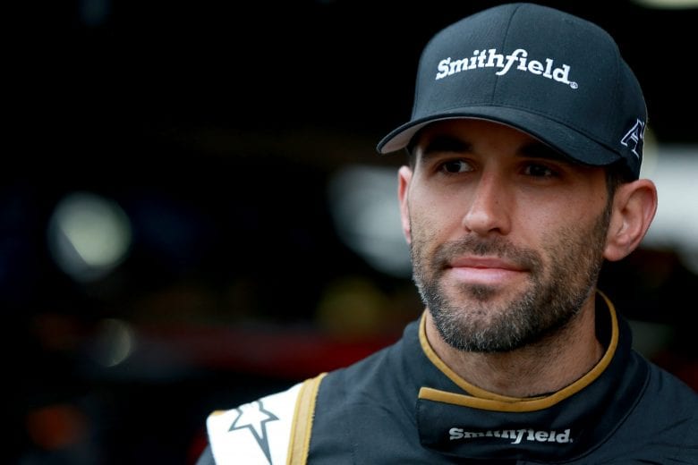 DOVER, DE - MAY 04: Aric Almirola, driver of the #10 Smithfield Ford, stands by his car during practice for the Monster Energy NASCAR Cup Series Gander RV 400 at Dover International Speedway on May 4, 2019 in Dover, Delaware. (Photo by Sean Gardner/Getty Images) | Getty Images