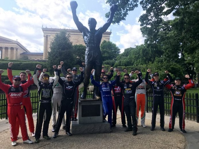 Rocky Statue