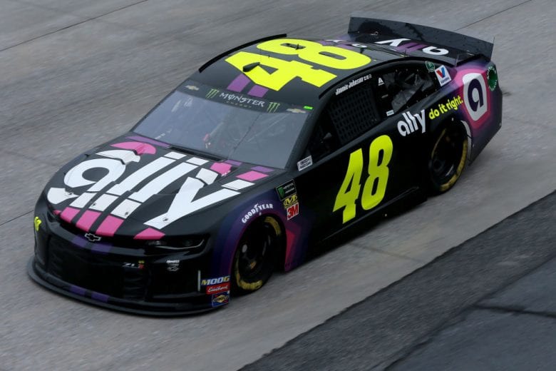 DOVER, DE - MAY 03:  Jimmie Johnson, driver of the #48 Ally Chevrolet, practices for the Monster Energy NASCAR Cup Series Gander RV 400 at Dover International Speedway on May 3, 2019 in Dover, Delaware.  (Photo by Sean Gardner/Getty Images) | Getty Images