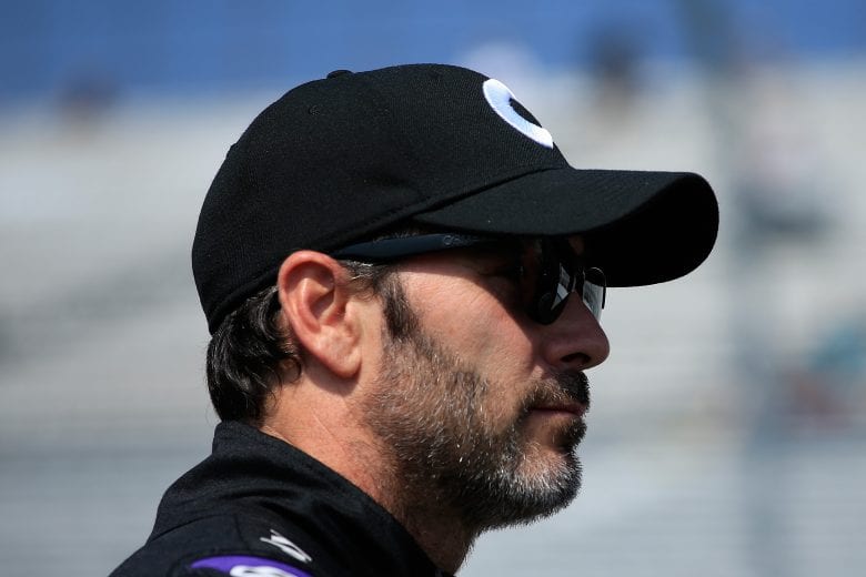 DOVER, DE - MAY 03: Jimmie Johnson, driver of the #48 Ally Chevrolet, looks on during qualifying for the Monster Energy NASCAR Cup Series Gander RV 400 at Dover International Speedway on May 3, 2019 in Dover, Delaware. (Photo by Chris Trotman/Getty Images) | Getty Images