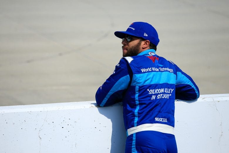DOVER, DE - MAY 03: Bubba Wallace, driver of the #43 World Wide Technology Chevrolet, looks on during qualifying for the Monster Energy NASCAR Cup Series Gander RV 400 at Dover International Speedway on May 3, 2019 in Dover, Delaware. (Photo by Chris Trotman/Getty Images) | Getty Images