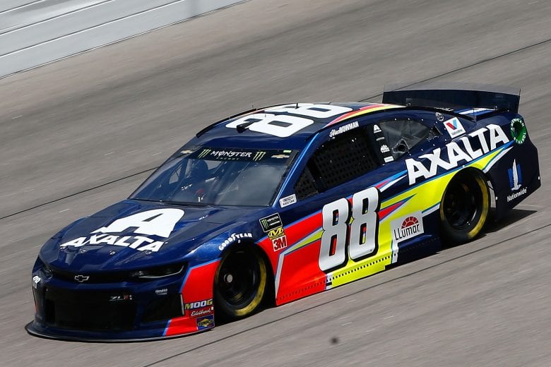 KANSAS CITY, KS - MAY 10: Alex Bowman, driver of the #88 Axalta Chevrolet, drives  during practice for the Monster Energy NASCAR Cup Series Digital Ally 400 at Kansas Speedway on May 10, 2019 in Kansas City, Kansas.  (Photo by Jonathan Ferrey/Getty Images) | Getty Images