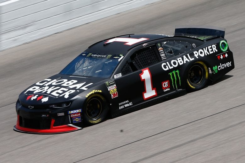 KANSAS CITY, KS - MAY 10:  Kurt Busch, driver of the #1 Global Poker Chevrolet, drives during practice for the Monster Energy NASCAR Cup Series Digital Ally 400 at Kansas Speedway on May 10, 2019 in Kansas City, Kansas.  (Photo by Jonathan Ferrey/Getty Images) | Getty Images
