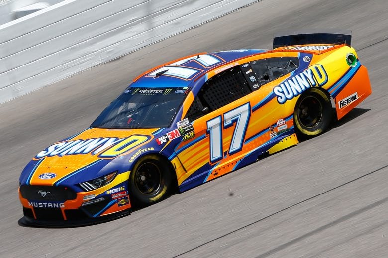 KANSAS CITY, KS - MAY 10:  Ricky Stenhouse Jr., driver of the #17 SunnyD Ford, drives during practice for the Monster Energy NASCAR Cup Series Digital Ally 400 at Kansas Speedway on May 10, 2019 in Kansas City, Kansas.  (Photo by Jonathan Ferrey/Getty Images) | Getty Images