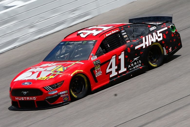 KANSAS CITY, KS - MAY 10:  Daniel Suarez, driver of the #41 Haas Automation Demo Day Ford, drives during practice for the Monster Energy NASCAR Cup Series Digital Ally 400 at Kansas Speedway on May 10, 2019 in Kansas City, Kansas.  (Photo by Jonathan Ferrey/Getty Images) | Getty Images