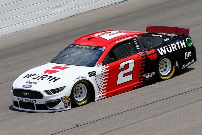 KANSAS CITY, KS - MAY 10:  Brad Keselowski, driver of the #2 Wurth Ford, drives during practice for the Monster Energy NASCAR Cup Series Digital Ally 400 at Kansas Speedway on May 10, 2019 in Kansas City, Kansas.  (Photo by Jonathan Ferrey/Getty Images) | Getty Images