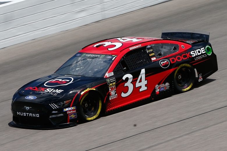 KANSAS CITY, KS - MAY 10: Michael McDowell, driver of the #34 Dockside Logistics Ford, drives  during practice for the Monster Energy NASCAR Cup Series Digital Ally 400 at Kansas Speedway on May 10, 2019 in Kansas City, Kansas.  (Photo by Jonathan Ferrey/Getty Images) | Getty Images