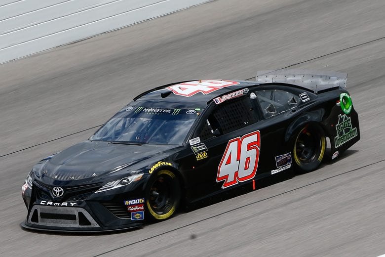 KANSAS CITY, KS - MAY 10: Joey Gase, driver of the #46 MBM Motorsport Toyota drives  during practice for the Monster Energy NASCAR Cup Series Digital Ally 400 at Kansas Speedway on May 10, 2019 in Kansas City, Kansas.  (Photo by Jonathan Ferrey/Getty Images) | Getty Images