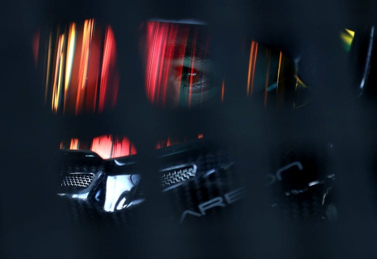 CHARLOTTE, NC - MAY 17:  Ben Rhodes, driver of the #99 Carolina Nut Ford, sits in his truck during practice for the NASCAR Gander Outdoors Truck Series North Carolina Education Lottery 200 at Charlotte Motor Speedway on May 17, 2019 in Charlotte, North Carolina.  (Photo by Streeter Lecka/Getty Images) | Getty Images